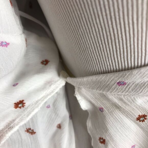 NWT Free People Ruffle floral top - Picture 4 of 6